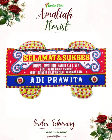 Papan Bunga Ucapan Selamat Kanci